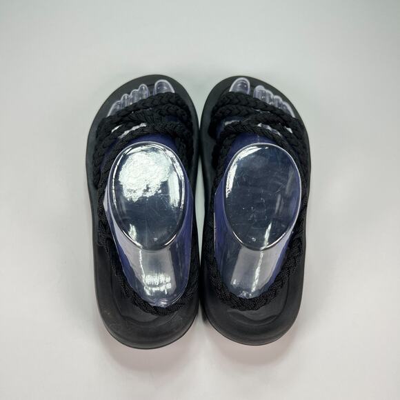 Megnya Black Comfortable Walking Sandals Handmade Braided Straps Women's Size 8 - Picture 6 of 8